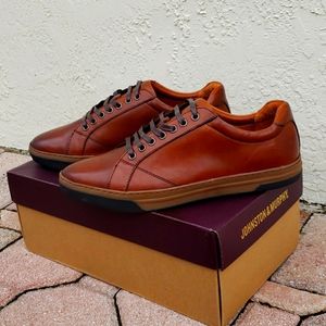 Johnston and Murphy Size 9 Brown Leather sneakers